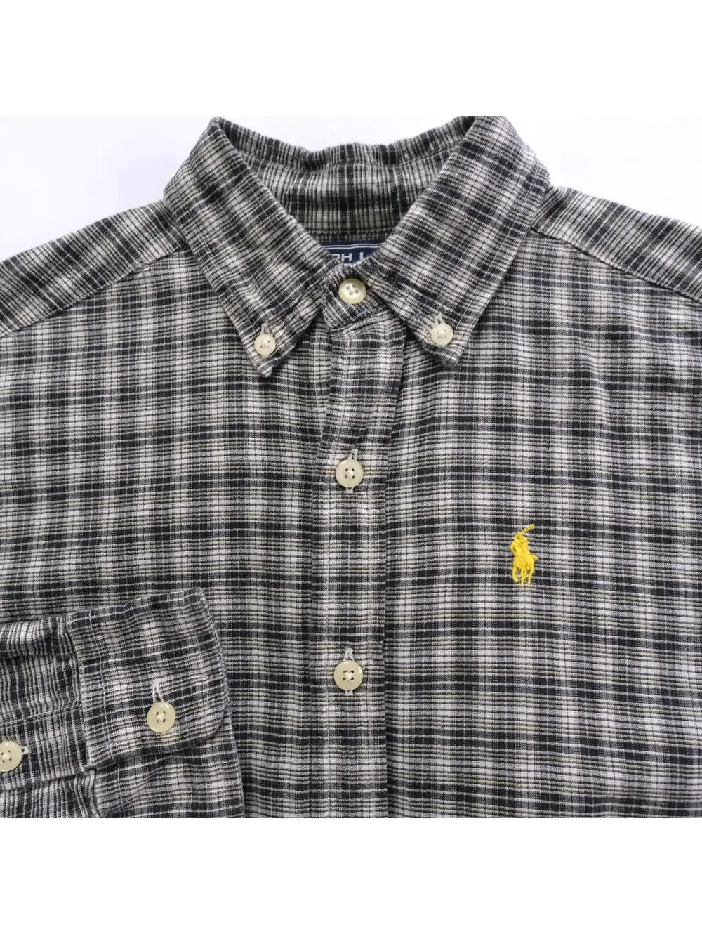 Ralph Lauren Sport Youth / Boys Medium Button Down Shirt Long Sleeve Pony